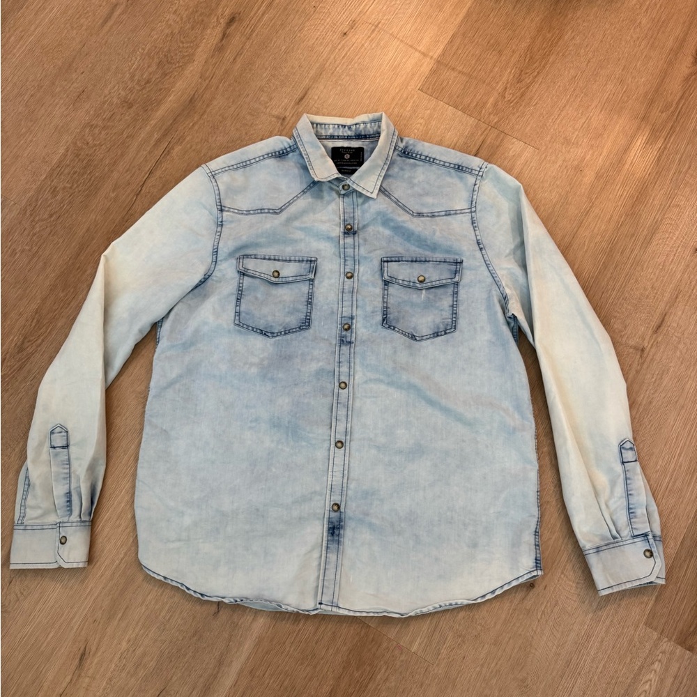 Zipcode by Ricky Singh Men's Denim Collection Shirt slim fit